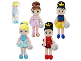 Лялька м'яконабивна SEL-0019 (144шт) 4 мікс видів пакет 35 см