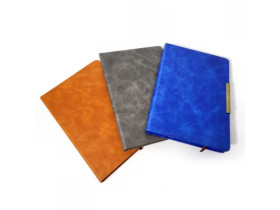 Блокнот А5 140015 шкірзам, кліт. 98арк "L"