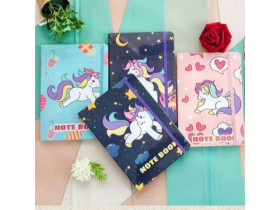 117185 Блокнот на резинці NС5061 А5 80арк, клітка (16/96)