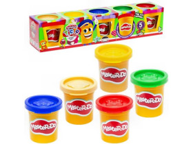 Пластилінове тісто "Master Do" 5 банок 50г укр.TMDB-01-02U