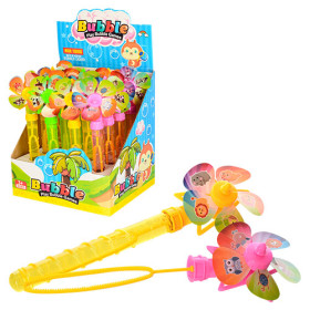 Мыльные пузыри 512 (192шт) меч-ветрячок, 25см, 16шт(4цвета) в дисплее