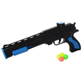 Пистолет 137A (264шт) 32,5см, шарики(диам.2см) 5шт, в кульке