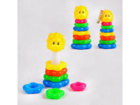 Пірамідка 0909-48 Лев  висота 24 см, 8 елементів, в сітці