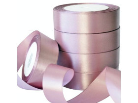 Стрічка атласна 4см рожево-персикова 36ярд (5шт)