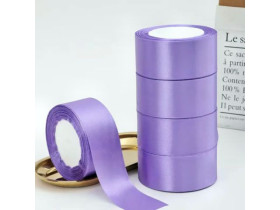 Стрічка атласна 4см бузкова 36ярд (5шт)