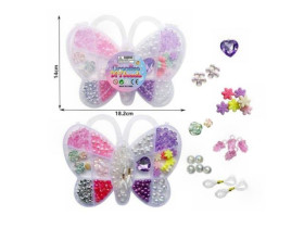 Набір бісеру N 105-1 (168/2) "Метелик", прикраси, нитка для плетіння, у коробці