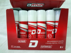 320075 Клей-олівець 8g "1 Вересня" D1322 (24/576)