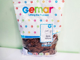 Кульки повітр.Паст.кофе с мол. G90 (#076) 10*26 (100шт) 2*45