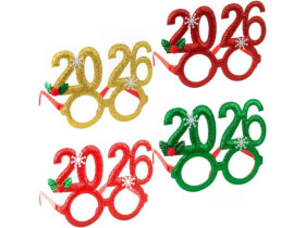 Окуляри новорічні "2026 рік", арт. 2517 (12 шт.)