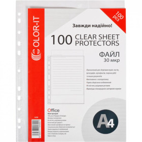 Файли "С" А4, 30 мкм (100 шт.)