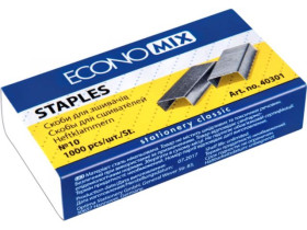 Скоби 40301 №10/6 Economiх 1000 шт (10шт) Скоби 40301 №10/6 Economiх 1000 шт (10шт)