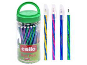 Ручка масляна Cello CL678 PVC синя (50шт)