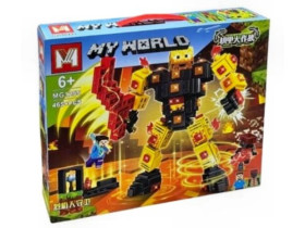 Конструктор MINECRAFT 1255 (465+ ДЕТАЛЕЙ) 37*30*5см