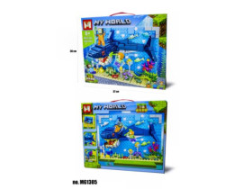 Конструктор MINECRAFT 1305 (396 ДЕТАЛЕЙ) 37*30*5см