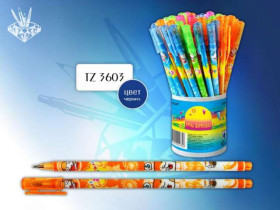 Ручка TZ-3602/3603 син. (60шт)