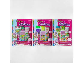 Набір бісеру 338-360/1/2, 9 видів намистин,нитка, в кор-ці (96шт)