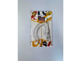 Транспортир CLASS 9027 пластик 180град.(24/288)