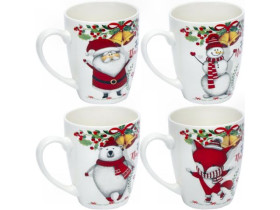 Чашка фаянсова новорічна, 300 мл, арт. 4264-1 (12 шт.)