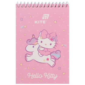 Блокнот Kite-196 А6 пласт. сп., HK26-196-1 Hello Kitty, 48л.HK26-196-1