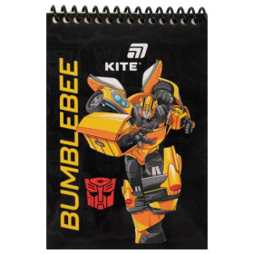 Блокнот Kite-196 А6 пласт. сп., TF26-196 Transformers, 48л.TF26-196