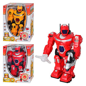 Робот KD-8801A (36шт) 2 цв, звук, свет, на бат-ке, 26-19-11см