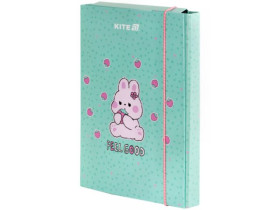 Папка для зошитів KITE В5 на гумці картон, Feel Good K25-210-1