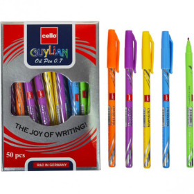 Ручка масляна Cello "Guylian" CL-703 синя (50/4000)