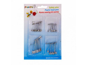 Булавка англійська М-80 №0/1/2/3, на листі (12/360)