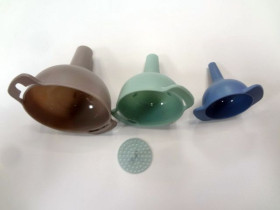 Лійка L-3 пластикова, набір 3 шт. (3 розміри) на листі (8/144)