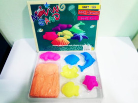 Пісок кінетичний 16-500 (8-кольорів) (36шт)