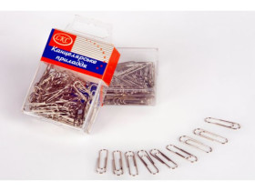 Канц прилад.*скріпка сріб.* 1051 (12шт) 33мм