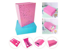 Коробка картонна для подарунків, розкладна, ZD6-M10-20-16, 18×25×10 см, арт. 62-54 / 460945