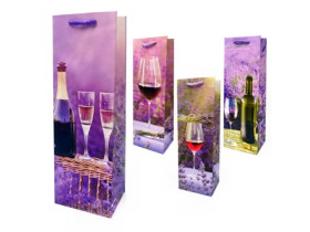 Пакет подарунковий 9066 Пляшка (12шт) 12*36*9см,62-36/461694