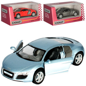 Машинка KT 5315 W (24шт) металл,инер-я,12,5см,1:36,откр.двери,рез.колеса16-7,5-8см