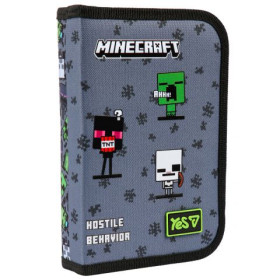 Пенал твердий Yes одинарний з двома клапанами HP-04 Minecraft Reality 533744