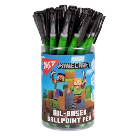 Ручка шариковая Yes "Minecraft Heroes" 0,7 мм синяя 412253 (24шт)