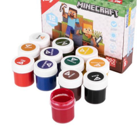 Краски гуашевые Yes Minecraft 12 цв. 20 мл 230407