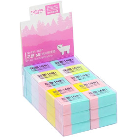 Гумка кольорова С-1697 (30шт)