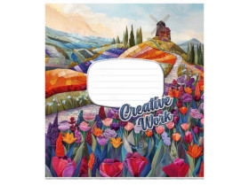 Зошит 24арк, у клітинку, Школярик 3537K ВД-лак (25/200)