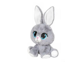 Мягкая игрушка Зайка Mila серый, 25см
