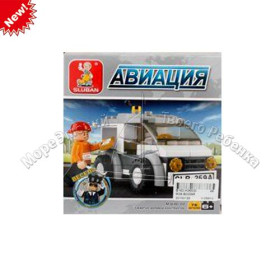 Конструктор SLUBAN M 38 B 0359 (48шт) 75 дет, в кор-ке, 14-14-4,5см