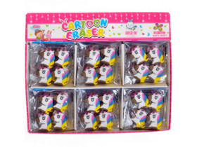 Гумка 4шт С-086\\006 ЄДИНОРІГ (1уп/36/1440)