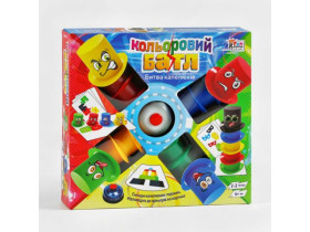 Настільна гра “Кольоровий батл” 39402 (12) "4FUN Game Club", 24 картки, 15 капелюхів