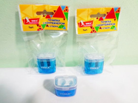 Чинка УМКА ТЧ65-06 з конт.для 2х олів.СИНЯ (36/432)