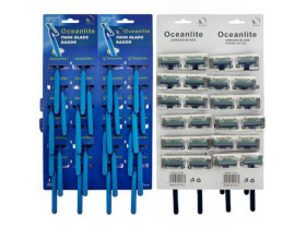 Бритва одноразова Okeanlite 3а леза, блістер 24 шт X1-2025-15 (24шт/1728)