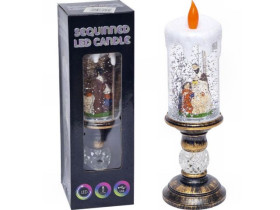 Декоративна свічка LED Новорічна 25см XC-105