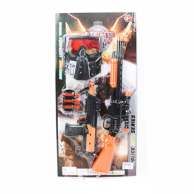 Набор военного 8701 (60шт) ружье, пистолет, присоски 3шт, маска, на листе, 29-56-3см