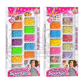 Бисер ME 1904 CD (144шт) 2 вида, в кор-ке, 32-15-3см