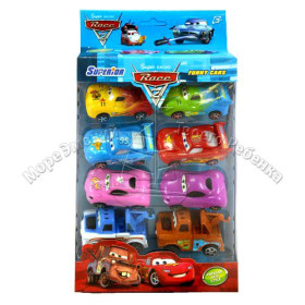 Набор машинок 1338 (96шт) инер-е, ТЧ, 8 шт, в кор-ке, 29-17-5см