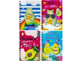 Блокнот С А5-80л. пруж. галоргамма 4-105 (2/140шт)